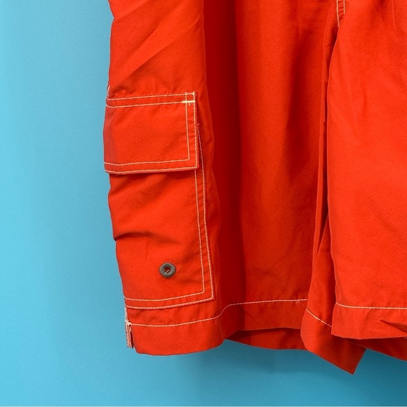 Tommy Bahama Red Board Shorts with Classic Surf Style - Picture 3 of 6